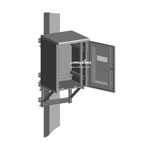 outdoor pole mounted equipment cabinet